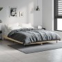 Bettgestell aus Sonoma-Eiche-Holzwerkstoff, 135 x 190 cm von vidaXL, Betten und Lattenroste - Ref: Foro24-832288, Preis: 117,...