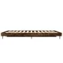 Smoked oak engineered wood bed frame 135x190cm by vidaXL, Beds and slatted bases - Ref: Foro24-832290, Price: 121,12 €, Disco...