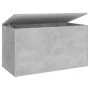 Concrete gray plywood storage trunk 84x42x46 cm by vidaXL, Toy chests - Ref: Foro24-803060, Price: 66,99 €, Discount: %