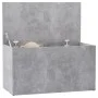 Aufbewahrungskoffer aus betongrauem Sperrholz, 84 x 42 x 46 cm von vidaXL, Spielzeugkisten - Ref: Foro24-803060, Preis: 67,19...
