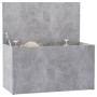Concrete gray plywood storage trunk 84x42x46 cm by vidaXL, Toy chests - Ref: Foro24-803060, Price: 68,56 €, Discount: %