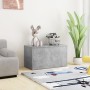 Concrete gray plywood storage trunk 84x42x46 cm by vidaXL, Toy chests - Ref: Foro24-803060, Price: 68,56 €, Discount: %