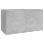 Concrete gray plywood storage trunk 84x42x46 cm by vidaXL, Toy chests - Ref: Foro24-803060, Price: 66,99 €, Discount: %