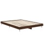 Bettgestell aus eichenbraunem Holzwerkstoff, 135 x 190 cm von vidaXL, Betten und Lattenroste - Ref: Foro24-832292, Preis: 122...