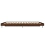 Bettgestell aus eichenbraunem Holzwerkstoff, 135 x 190 cm von vidaXL, Betten und Lattenroste - Ref: Foro24-832292, Preis: 122...