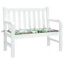 Multicolor Oxford fabric garden bench cushion 100x50x3 cm by vidaXL, Cushions for chairs and sofas - Ref: Foro24-361115, Pric...