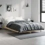 Bettgestell aus Sonoma-Eiche-Holzwerkstoff, 120 x 190 cm von vidaXL, Betten und Lattenroste - Ref: Foro24-832296, Preis: 112,...