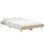Bettgestell aus Sonoma-Eiche-Holzwerkstoff, 120 x 190 cm von vidaXL, Betten und Lattenroste - Ref: Foro24-832296, Preis: 114,...