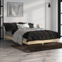 Bettgestell aus Sonoma-Eiche-Holzwerkstoff, 120 x 190 cm von vidaXL, Betten und Lattenroste - Ref: Foro24-832296, Preis: 114,...