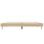 Bettgestell aus Sonoma-Eiche-Holzwerkstoff, 120 x 190 cm von vidaXL, Betten und Lattenroste - Ref: Foro24-832296, Preis: 114,...