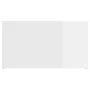 Glossy white plywood storage trunk 84x42x46 cm by vidaXL, Toy chests - Ref: Foro24-803062, Price: 72,60 €, Discount: %