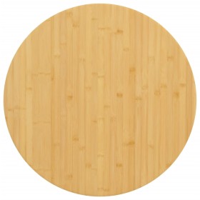 Tablero de mesa de bambú Ø80x4 cm
