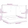 Cushions for pallets 3 units Oxford fabric leaf print by vidaXL, Cushions for chairs and sofas - Ref: Foro24-360875, Price: 5...