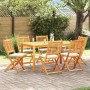 Silla Plegable con cojín 6 pcs 49 x 57.5 x 92cm