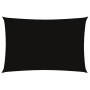 Toldo de vela rectangular tela Oxford negro 2x4 m