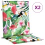Cushions for low back chairs, 2 units, multicolor fabric by vidaXL, Cushions for chairs and sofas - Ref: Foro24-361325, Price...