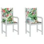 Cushions for low back chairs, 2 units, multicolor fabric by vidaXL, Cushions for chairs and sofas - Ref: Foro24-361325, Price...