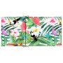 Cushions for low back chairs, 2 units, multicolor fabric by vidaXL, Cushions for chairs and sofas - Ref: Foro24-361325, Price...