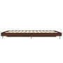 Bettgestell aus eichenbraunem Holzwerkstoff, 120 x 190 cm von vidaXL, Betten und Lattenroste - Ref: Foro24-832300, Preis: 117...