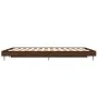Oak brown engineered wood bed frame 120x190 cm by vidaXL, Beds and slatted bases - Ref: Foro24-832300, Price: 115,25 €, Disco...
