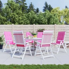 Cushions for high back chairs 6 pcs pink fabric by vidaXL, Cushions for chairs and sofas - Ref: Foro24-361270, Price: 94,23 €...