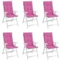 Kissen für Hochlehner, 6 Stück, rosa Stoff von vidaXL, Kissen für Stühle und Sofas - Ref: Foro24-361270, Preis: 94,23 €, Raba...
