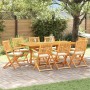 Silla Plegable con cojín 8 pcs 49 x 57.5 x 92cm