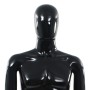 Maniquí de hombre completo base vidrio negro brillante 185 cm