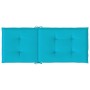 Cojines para sillas con respaldo alto 2 uds tela turquesa von vidaXL, Kissen für Stühle und Sofas - Ref: Foro24-361271, Preis...