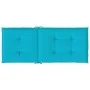 Cojines para sillas con respaldo alto 2 uds tela turquesa von vidaXL, Kissen für Stühle und Sofas - Ref: Foro24-361271, Preis...