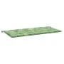 Cojín banco de jardín tela Oxford estampado hojas 100x50x3 cm de vidaXL, Cojines para sillas y sofás - Ref: Foro24-361117, Pr...