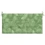 Garden bench cushion Oxford fabric leaf print 100x50x3 cm by vidaXL, Cushions for chairs and sofas - Ref: Foro24-361117, Pric...