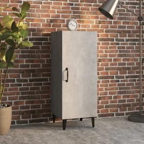 Concrete gray plywood sideboard 34.5x34x90 cm by vidaXL, Sideboards - Ref: Foro24-812334, Price: 50,20 €, Discount: %