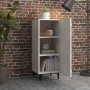 Betongraues Sperrholz-Sideboard 34,5 x 34 x 90 cm von vidaXL, Sideboards - Ref: Foro24-812334, Preis: 50,84 €, Rabatt: %