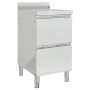 Gewerblicher Küchenschrank mit 2 Edelstahlschubladen von vidaXL, Wiederherstellung - Ref: Foro24-151178, Preis: 337,53 €, Rab...