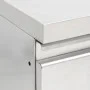 Gewerblicher Küchenschrank mit 2 Edelstahlschubladen von vidaXL, Wiederherstellung - Ref: Foro24-151178, Preis: 303,67 €, Rab...