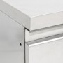 Gewerblicher Küchenschrank mit 2 Edelstahlschubladen von vidaXL, Wiederherstellung - Ref: Foro24-151178, Preis: 337,53 €, Rab...