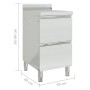 Gewerblicher Küchenschrank mit 2 Edelstahlschubladen von vidaXL, Wiederherstellung - Ref: Foro24-151178, Preis: 337,53 €, Rab...