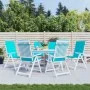 Kissen für Hochlehner, 6 Stück, türkisfarbener Stoff von vidaXL, Kissen für Stühle und Sofas - Ref: Foro24-361273, Preis: 94,...