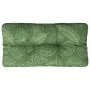 Cushion for pallets fabric leaf print 70x40x12 cm by vidaXL, Cushions for chairs and sofas - Ref: Foro24-360598, Price: 27,76...