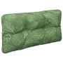 Cushion for pallets fabric leaf print 70x40x12 cm by vidaXL, Cushions for chairs and sofas - Ref: Foro24-360598, Price: 27,76...
