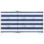 Low back chair cushions 2 units, blue and white striped fabric by vidaXL, Cushions for chairs and sofas - Ref: Foro24-361319,...