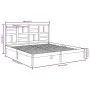 Weißer Massivholzbettrahmen 200x200 cm von vidaXL, Betten und Lattenroste - Ref: Foro24-3105971, Preis: 138,85 €, Rabatt: %