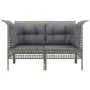 Garden corner sofas with cushions 2 pcs gray synthetic rattan by vidaXL, Garden sets - Ref: Foro24-319660, Price: 90,81 €, Di...