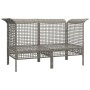 Garden corner sofas with cushions 2 pcs gray synthetic rattan by vidaXL, Garden sets - Ref: Foro24-319660, Price: 91,39 €, Di...