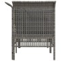 Garden corner sofas with cushions 2 pcs gray synthetic rattan by vidaXL, Garden sets - Ref: Foro24-319660, Price: 91,39 €, Di...