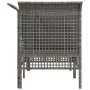 Garden corner sofas with cushions 2 pcs gray synthetic rattan by vidaXL, Garden sets - Ref: Foro24-319660, Price: 90,81 €, Di...