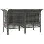 Garden corner sofas with cushions 2 pcs gray synthetic rattan by vidaXL, Garden sets - Ref: Foro24-319660, Price: 90,81 €, Di...