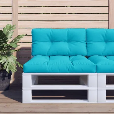 Cojín para palés tela turquesa 70x40x12 cm von vidaXL, Kissen für Stühle und Sofas - Ref: Foro24-360600, Preis: 26,35 €, Raba...