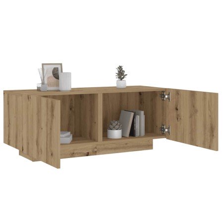 Mesita de noche madera de ingeniería roble artisian 100x35x40cm en Mesitas de noche | Comprar online en Foro24